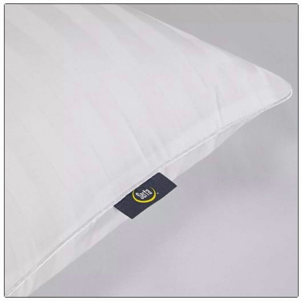 Ergonomic Memory Foam Comfy Sleep Bed Pillow Queen Size, Pack of 2 - Hotel Quality Plush Sleeping Pillows Detail
