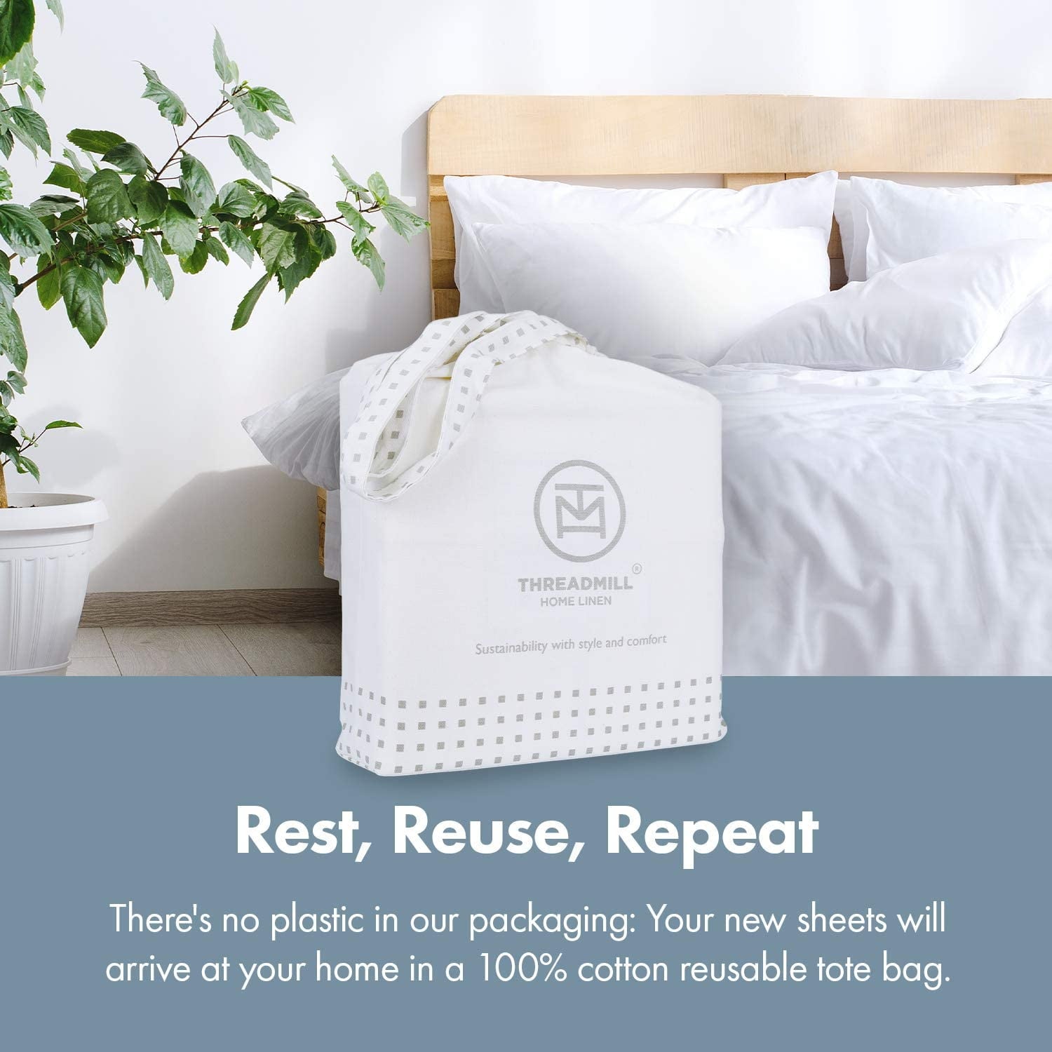 Wrinkle-Resistant 600 Thread Count 4-Piece Queen Bed Sheet Set, Sateen Weave, Sage Green - Breathable Egyptian Cotton Flat & Fitted Sheets Detail