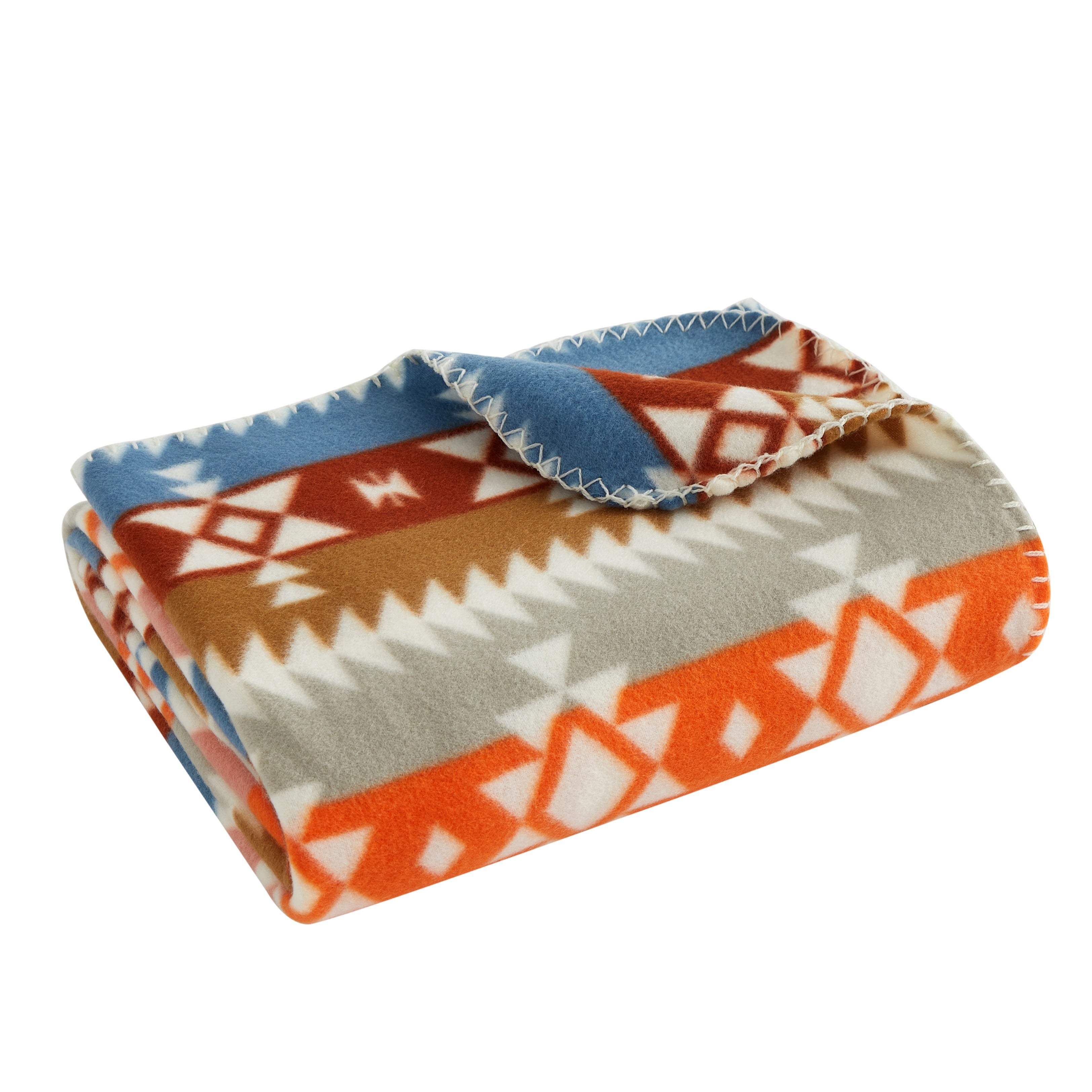 Lightweight Warm Stripe Fleece Throw - Lightweight Plush Warm Blanket for All Seasons Detail