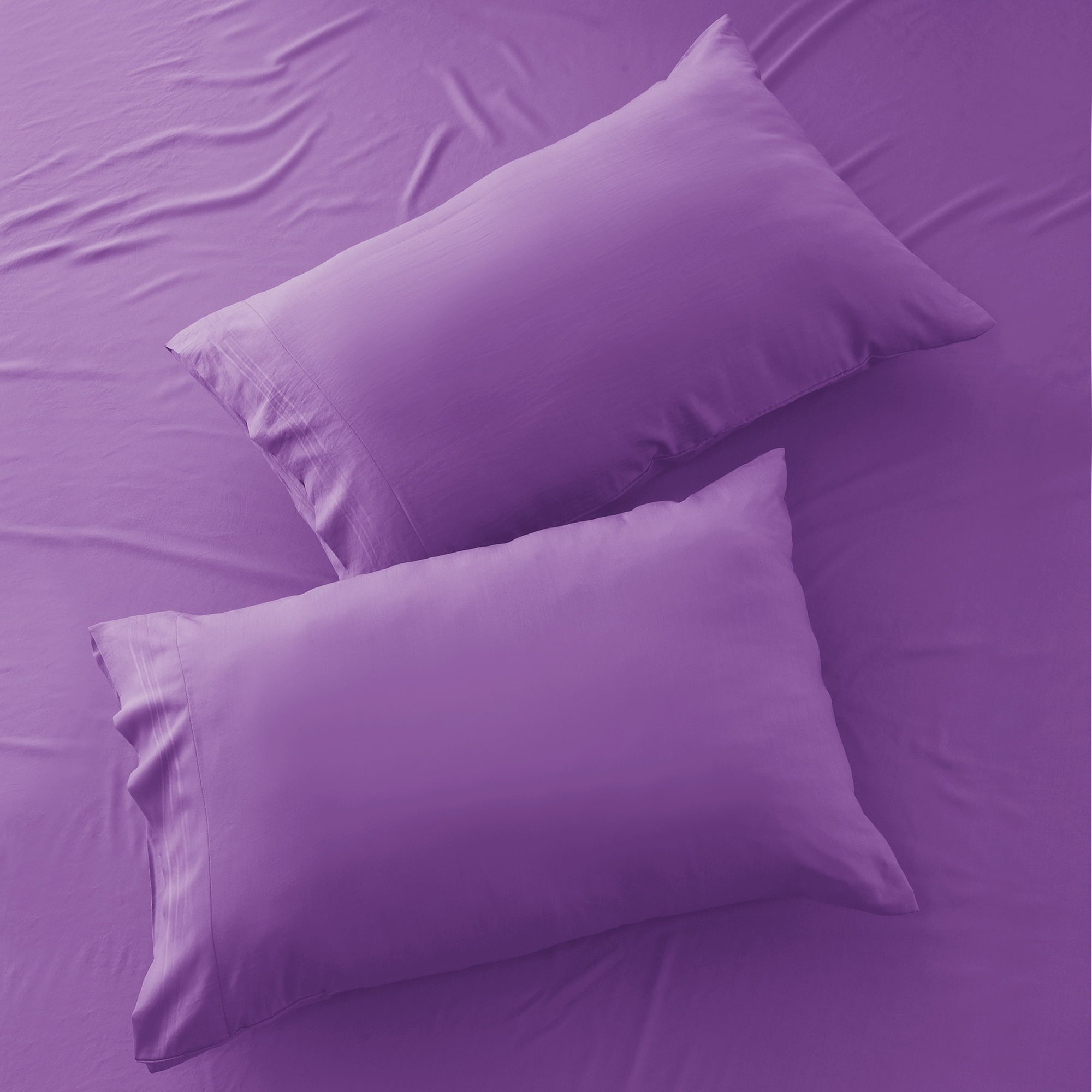 Wrinkle-Resistant Queen Size Sheets Set Brushed Microfiber High GSM, 4 Piece Sheet Set Upto 16 Inches Deep Pocket Bedding Sheets & Pillow - Premium Ultra-Soft Pillowcase Pair for Sleeping Detail