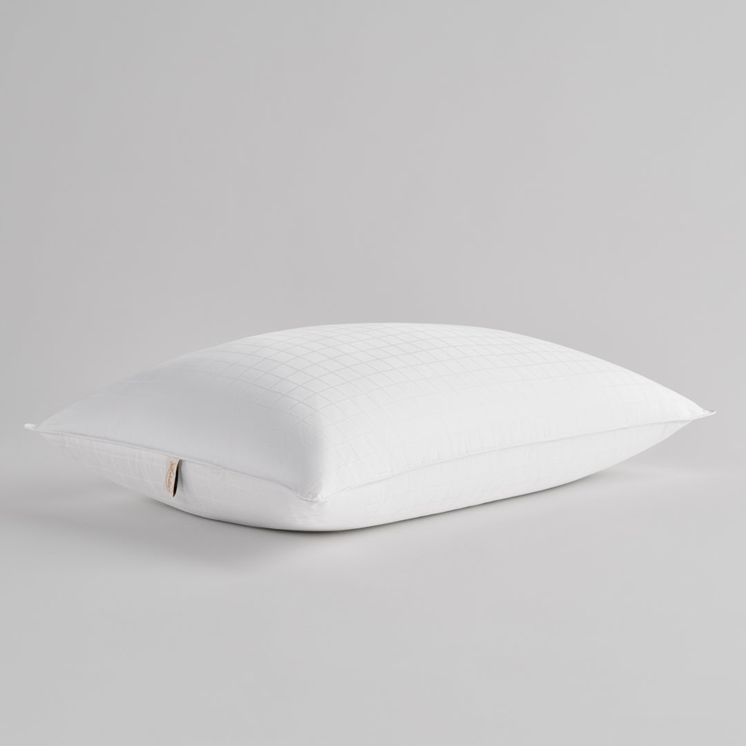 Ergonomic Memory Foam So Queen Size Bed Pillow | Side Sleeper Pillow for Adults | , 100% Cotton Case | Soft, Machine Washable Hotel Quality... - Orthopedic Shredded Foam Bed Pillow Set Detail
