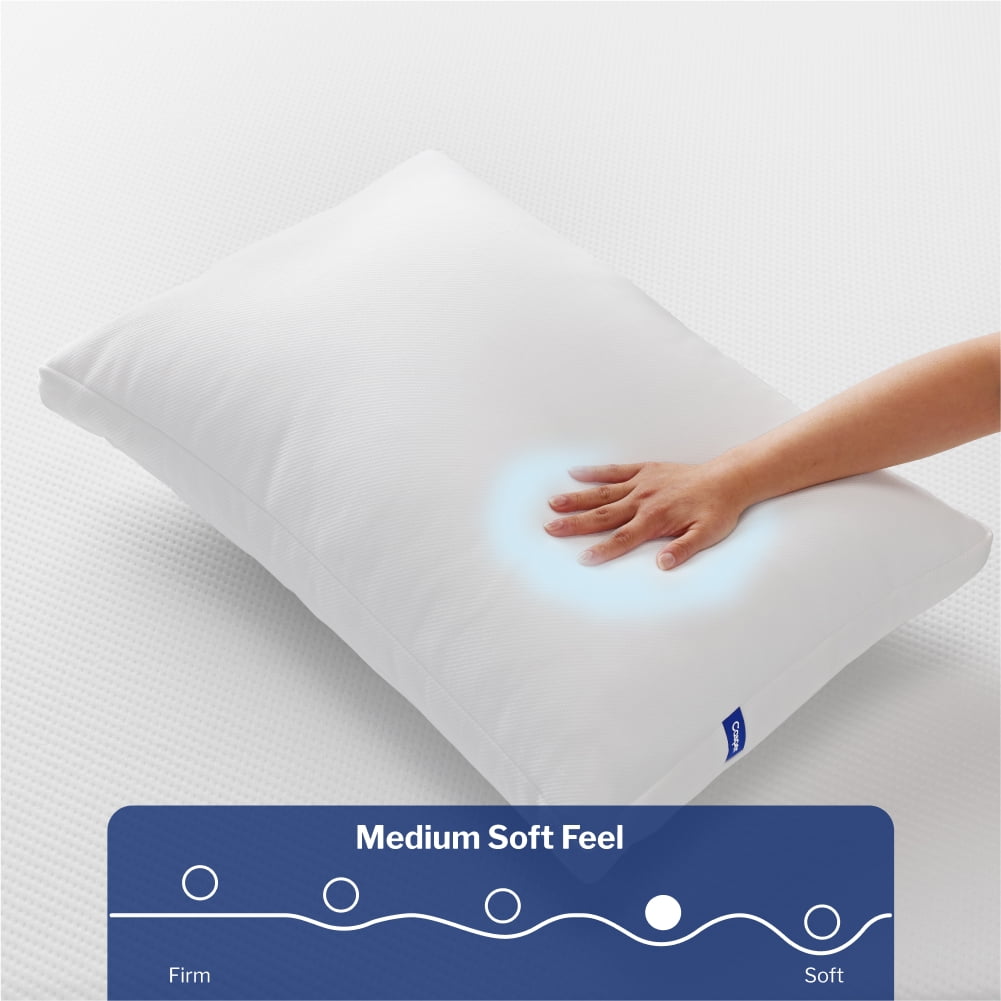 Ergonomic Memory Foam Sleep Essential Cooling Pillow, Standard - Hotel Quality Plush Sleeping Pillows Detail