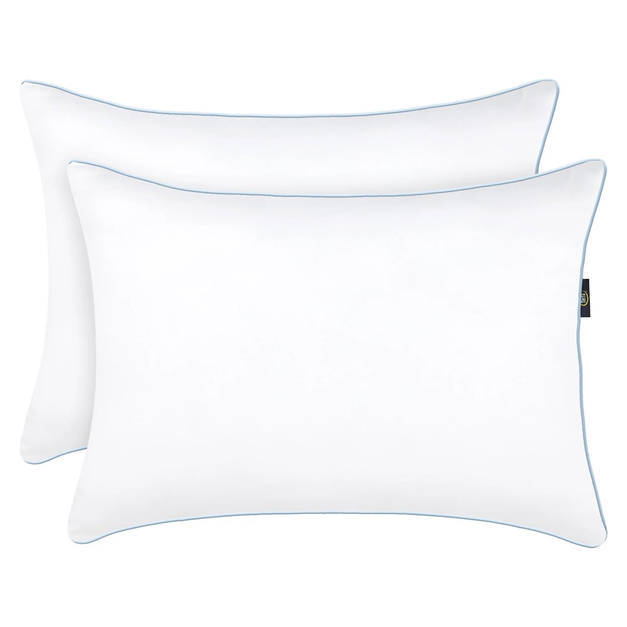 Decorative Plump Comfy Sleep Eco-Friendly Bed Pillow Standard/Queen (2 Pk) - Orthopedic Shredded Foam Bed Pillow Set Detail