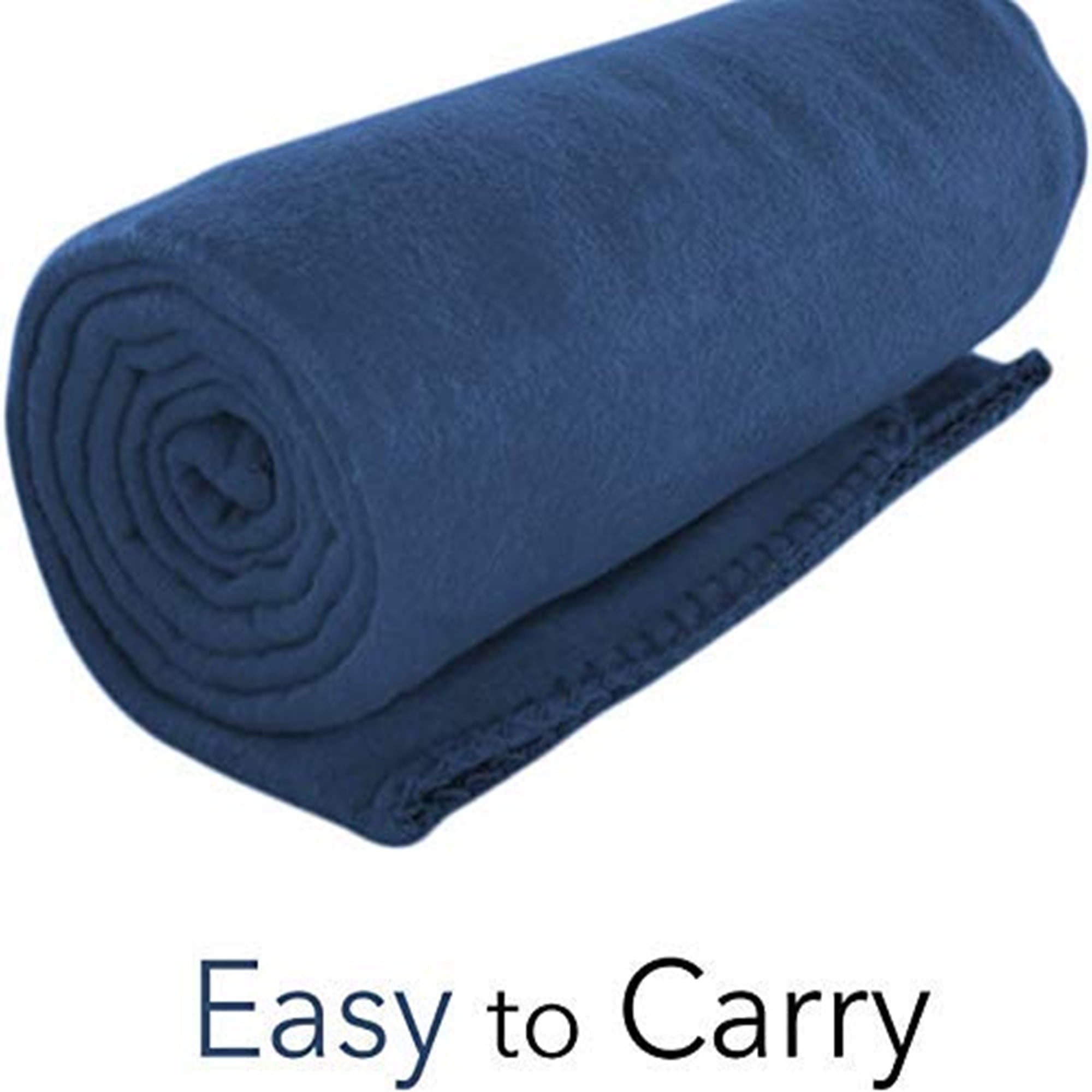 Cozy Fleece 24 pack Adult Soft Fleece 40"L x 30"L Twin Throw Blankets for Homeless, Wedding Favors, Home in Assorted Colors - Cozy Fleece Throw Blanket for Couch & Bed Detail
