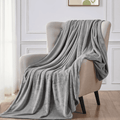 Super Soft Flannel Twin Size Blanket for Bed, 60x80inch Super Cozy Soft Bed Blanket for Sleep Snap, Lightweight Reversible Blankets and ... - Luxury Knitted Decorative Throw Blanket with Fringes - Default Title